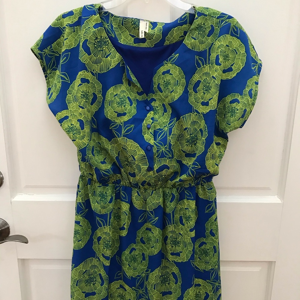 Simple front button dress